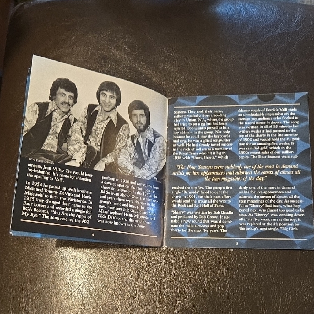 Frankie Valli & The Four Seasons Collector's Edition Tin - Picture 9 of 15